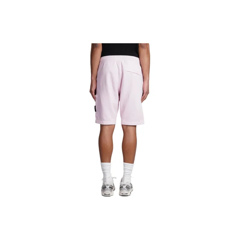 STONE ISLAND Logo Path Drawstring Bermuda Shorts-1