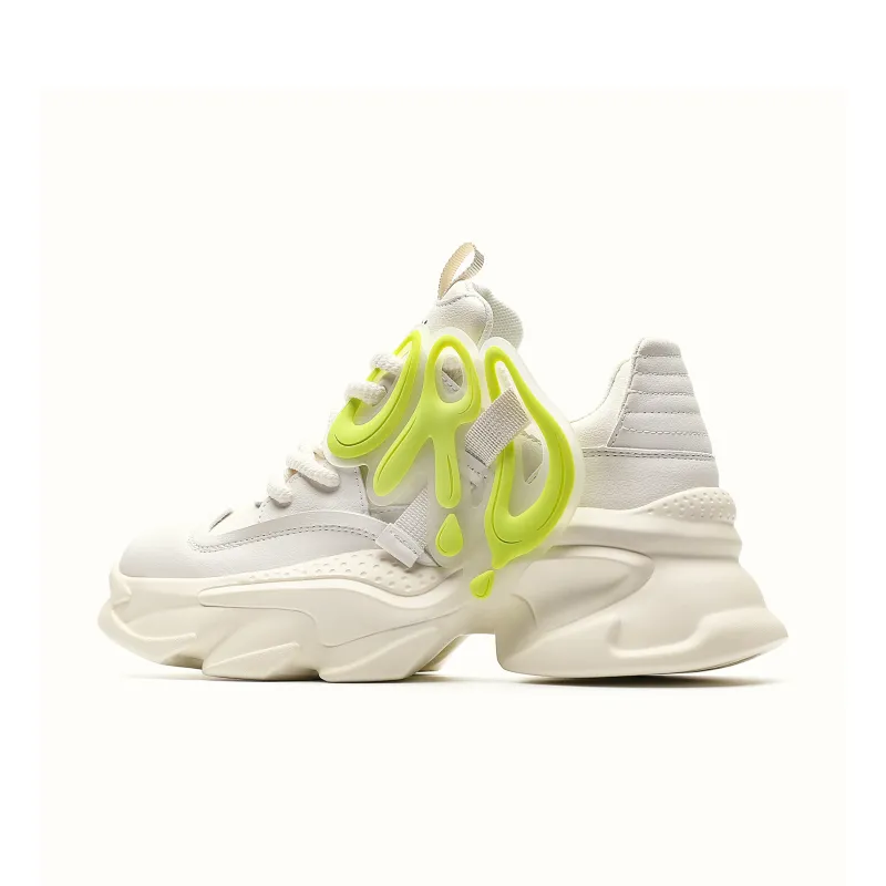 ORD Anti Slip And Wear Resistant Lightweight Height Increasing Low Top Chunky Sneakers Unisex-0