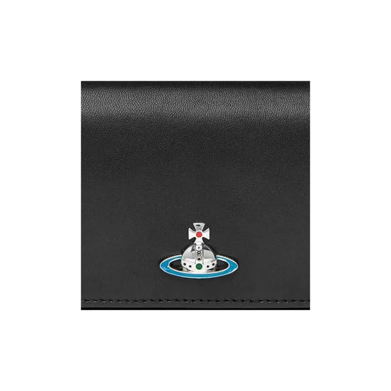 Vivienne Westwood Lambskin Wallet Women's Black-4