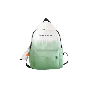 GEERDUN Canvas Backpack Regular Unisex Green/Blue/Khaki/Gray