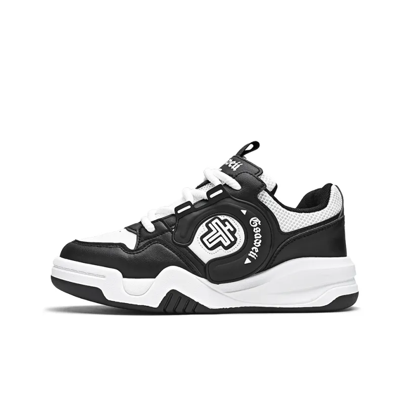 Motion Armor Slip-Resistant Lightweight Height Increasing Low-Top Skateboard Shoes Men's-0