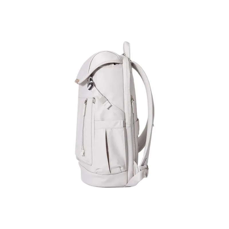 NAYO SMART Nylon Backpack Medium Size Unisex White-3