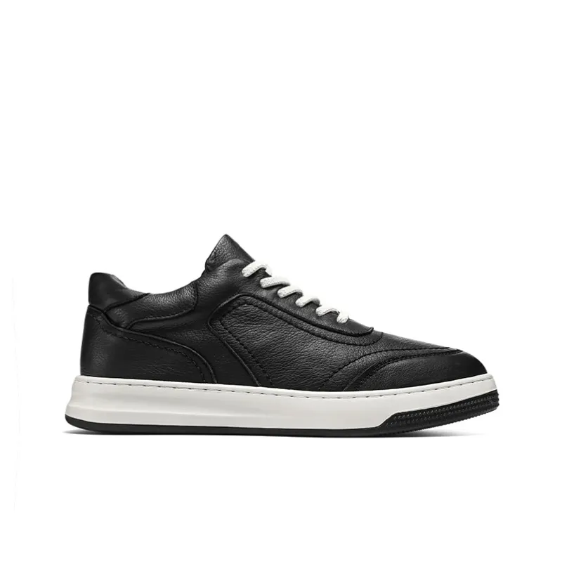 Hautton Jeans Minimalist Style Versatile Casual Skateboard Shoes White-1