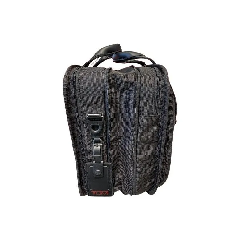 TUMI Alpha Nylon Laptop Briefcase Bag Unisex Black-1
