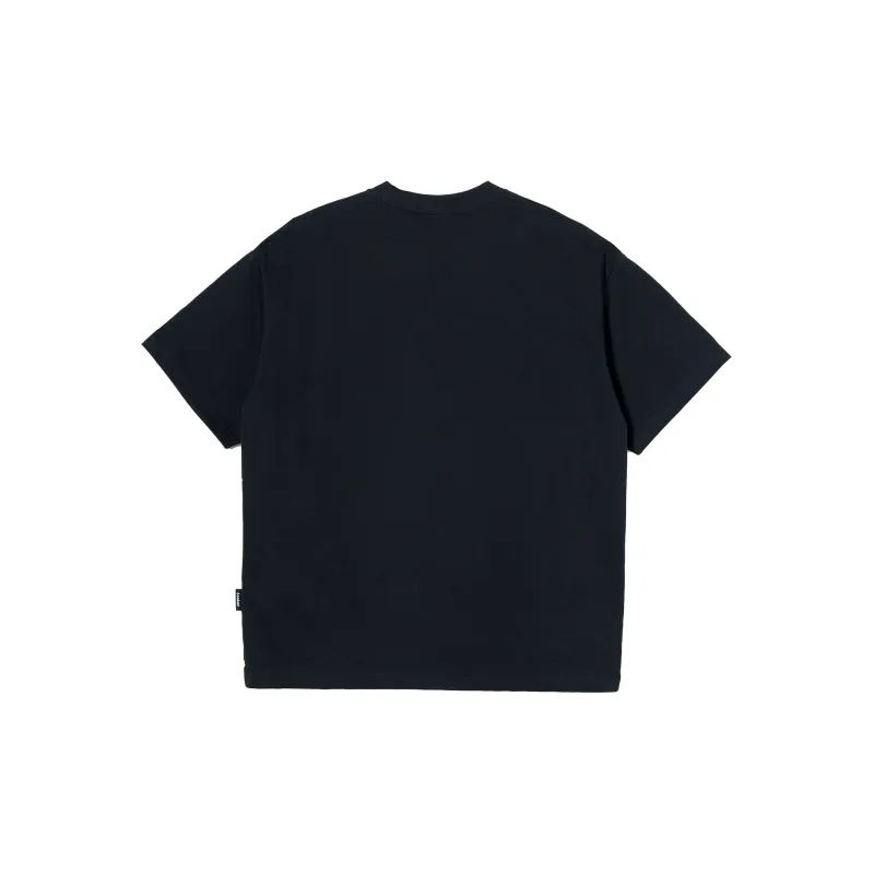 LOOKUN T-Shirts Unisex Black-1