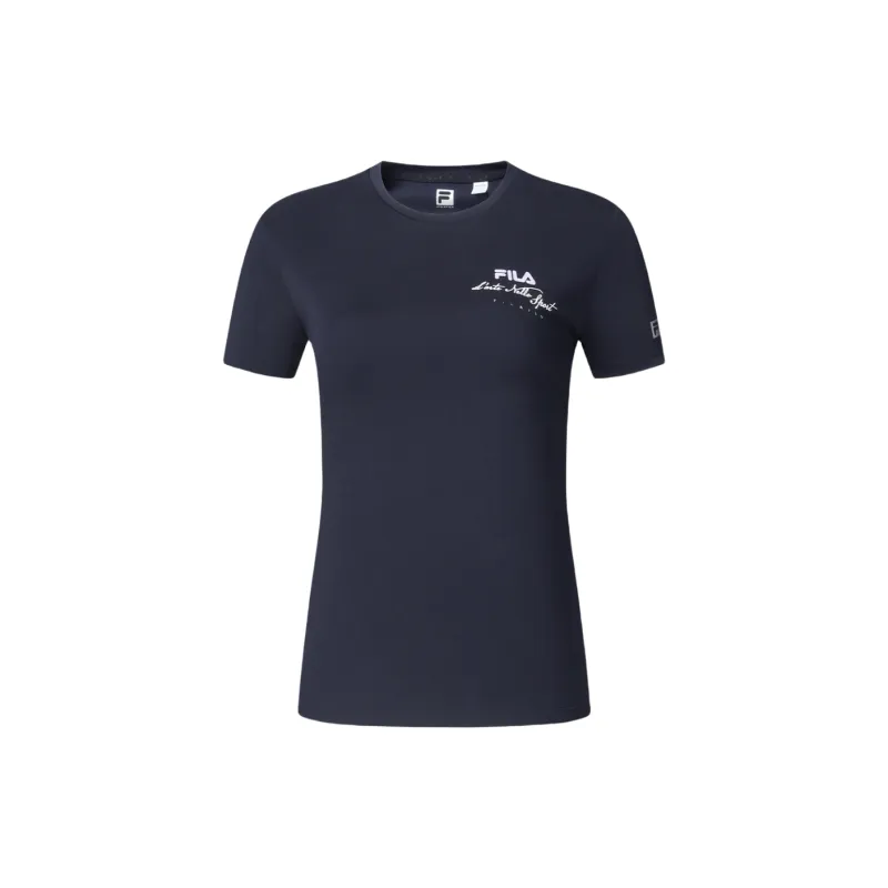 FILA Fitness Series T Shirt Women's RD Royal Blue-1