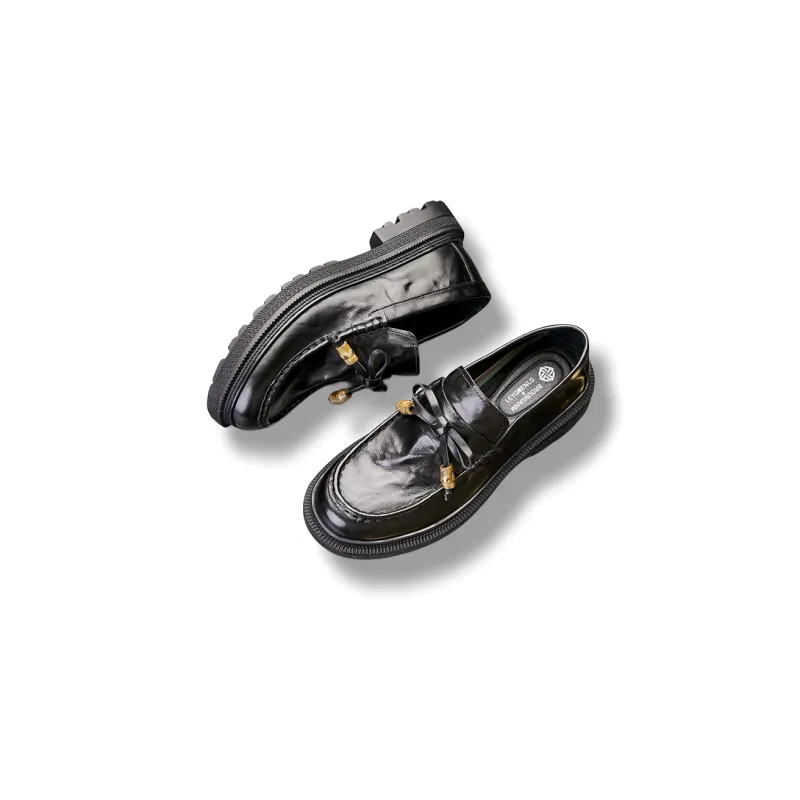 Brounvanm Loafers Men Black-4