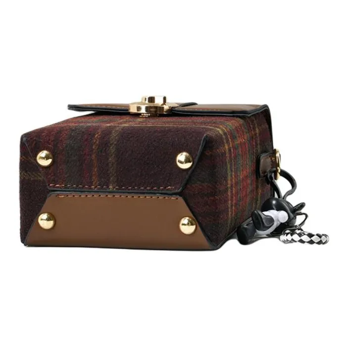 Weymond PU Cell Phone Pouch Shoulder Bag Crossbody Bag Regular Women's Brown/Coffee/Black-14