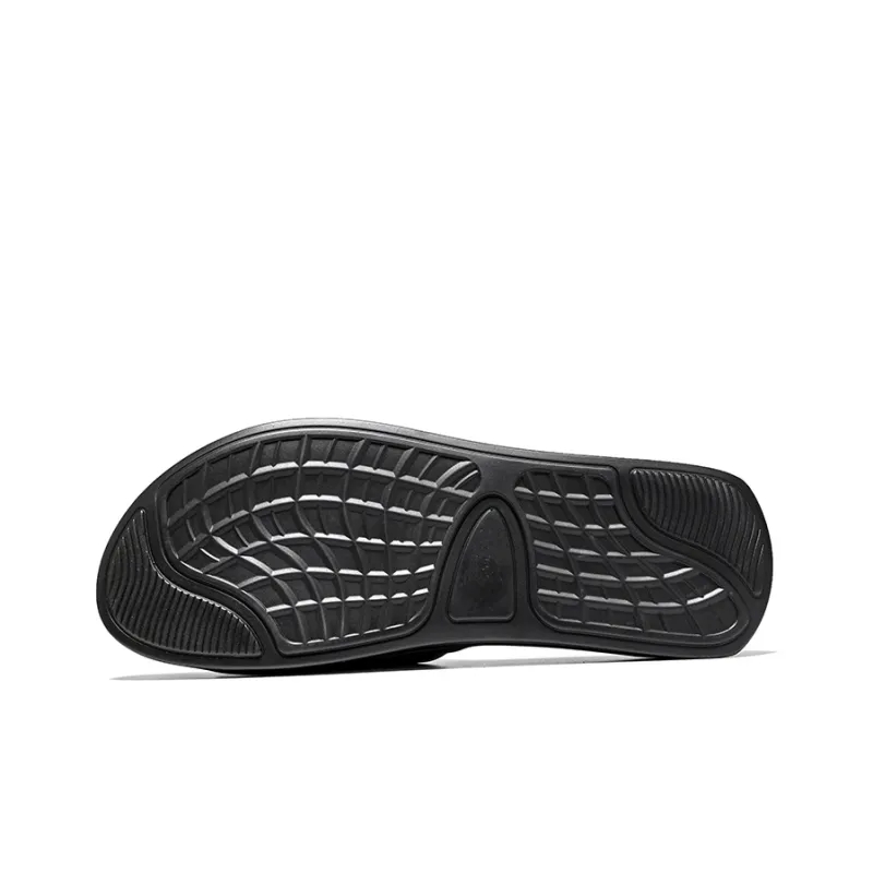 Beidouniao Slide Slippers Men's Black-5