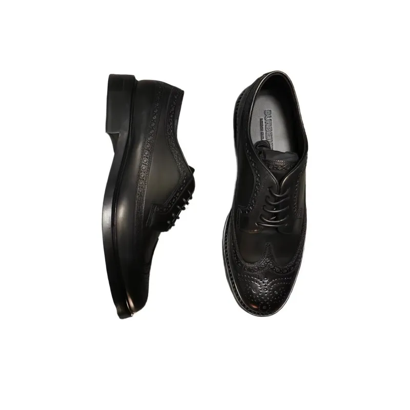 Burberry Dress Shoes Men's Black-4