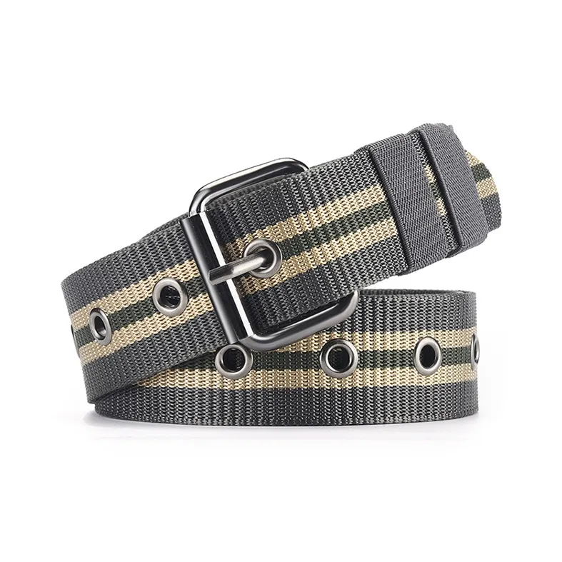 ACUC Canvas Leather Belts Unisex 3.8cm-5