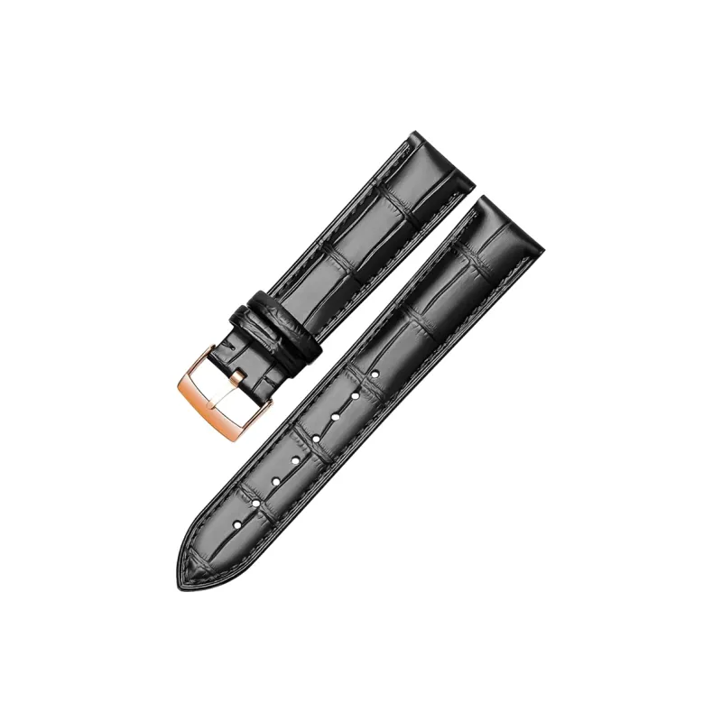 WOALMORN Omega Compatibility Watch Band Genuine Leather Material-4