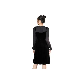 SMEN Long Sleeved Dresses Women's Black