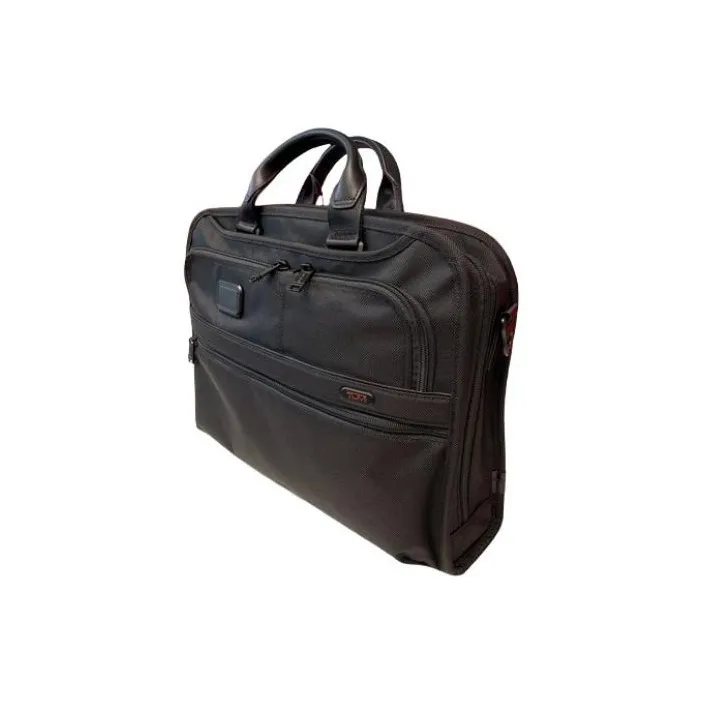 TUMI Alpha 3 Nylon Laptop Briefcase Bag Men's Black-1