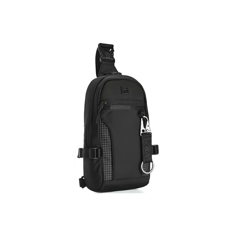 FILA Fabric Sling Bag Extra Small Men's Jet Black-1