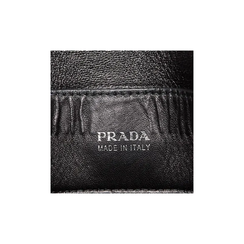 PRADA Uva Saffiano Leather Crossbody Bag Shoulder Bag Women's Dark Purple-4