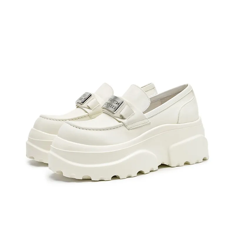 CHERYKALLY Loafers Women's Black/Beige-7