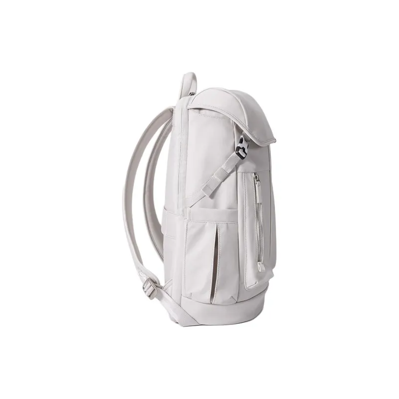 NAYO SMART Nylon Backpack Medium Size Unisex White-2