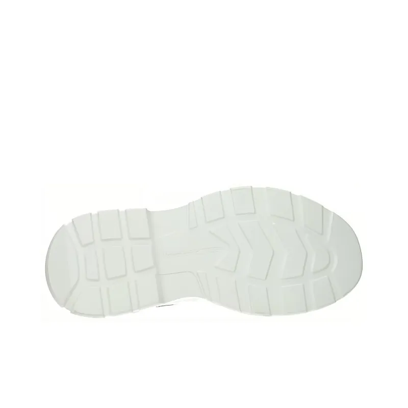 Alexander McQueen Tread Suede panelled Leather Trainers 'White'-4