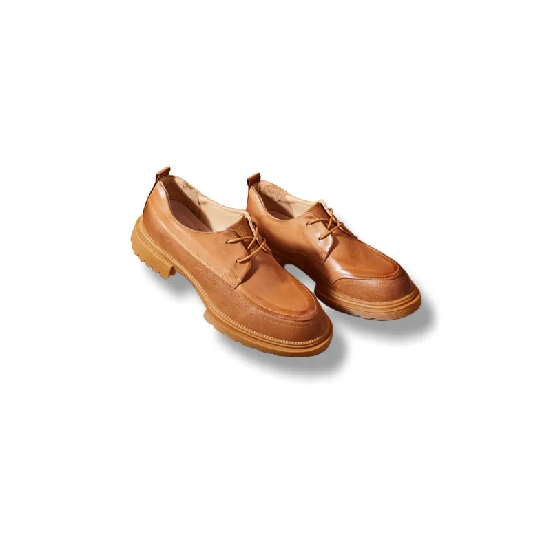 Brounvanm Casual Shoes Men's Yellow Brown-4