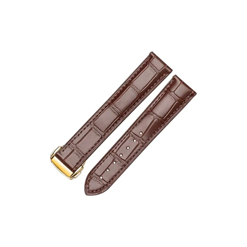 WOALMORN Omega Compatibility Watch Band Genuine Leather Material-5