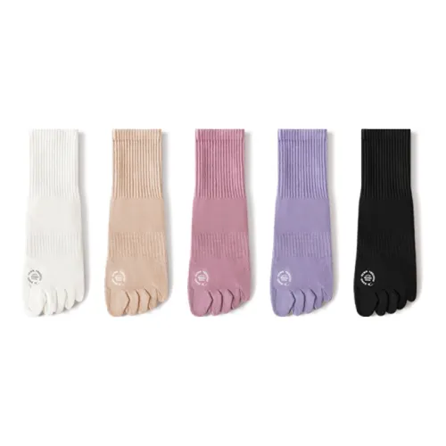 FUGEER Women's Mid-Calf Socks