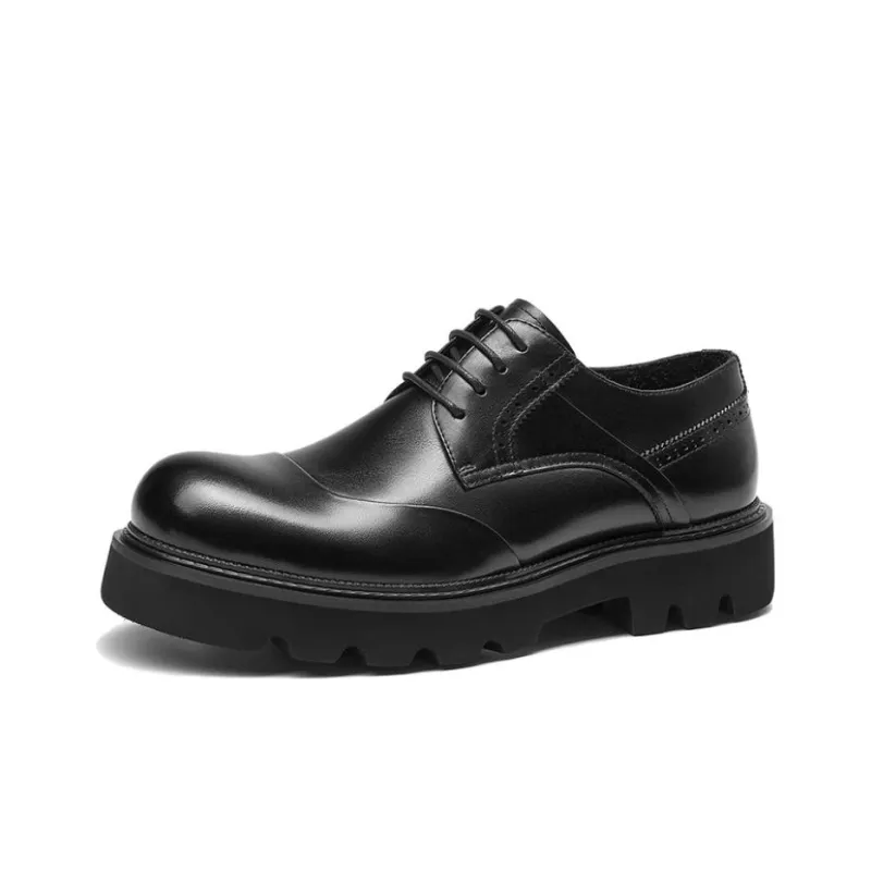 HARSON Derby Casual Shoes Men's Black-1