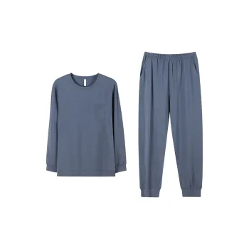Follow The United States Pajama Set Men's Empire Blue
