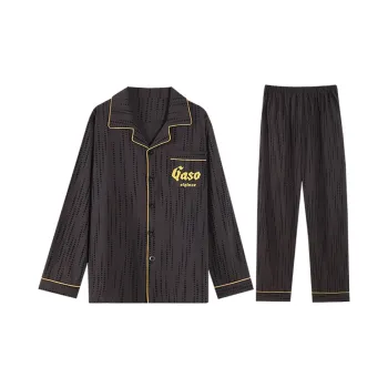 Lan Miao Pajama Set Men's BBA 100% Cotton Men's