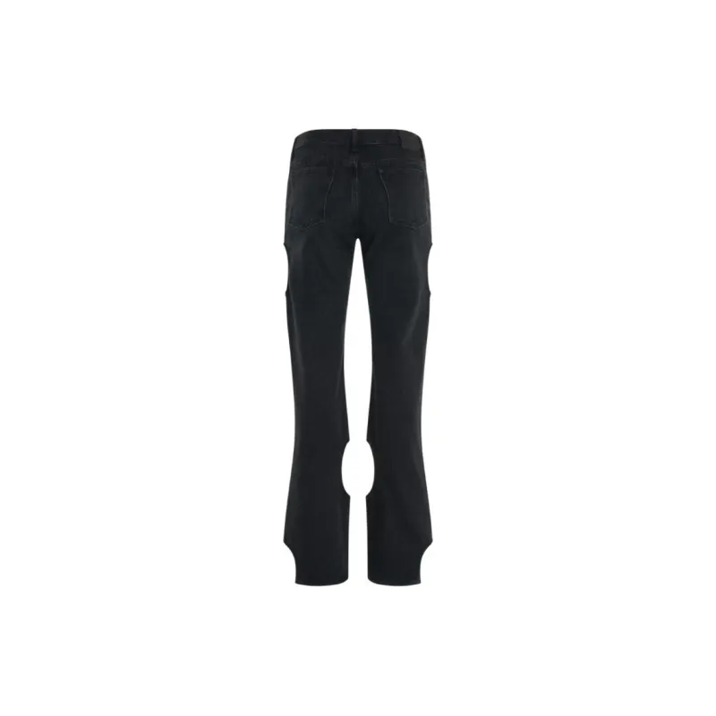 OFF WHITE Meteor Cut Out High Waist Jeans-1
