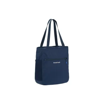 MONTBELL Nylon Tote Bag, Shopping Bag, Shoulder Bag, Handbag Small Size Unisex Marine Blue