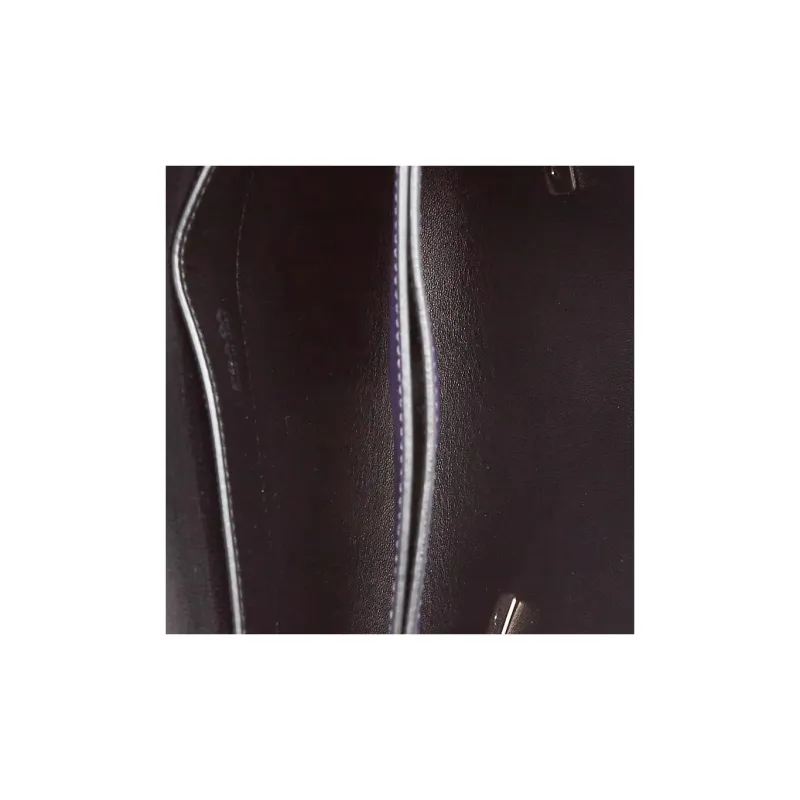 PRADA Uva Saffiano Leather Crossbody Bag Shoulder Bag Women's Dark Purple-3