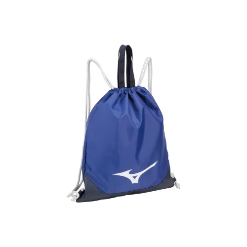 Mizuno Polyester Backpack Unisex Royal Blue/White
