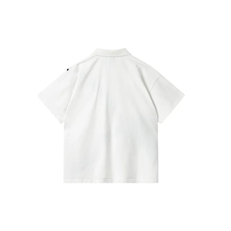 XINYINSU 24SS Polo Shirt Unisex White-1