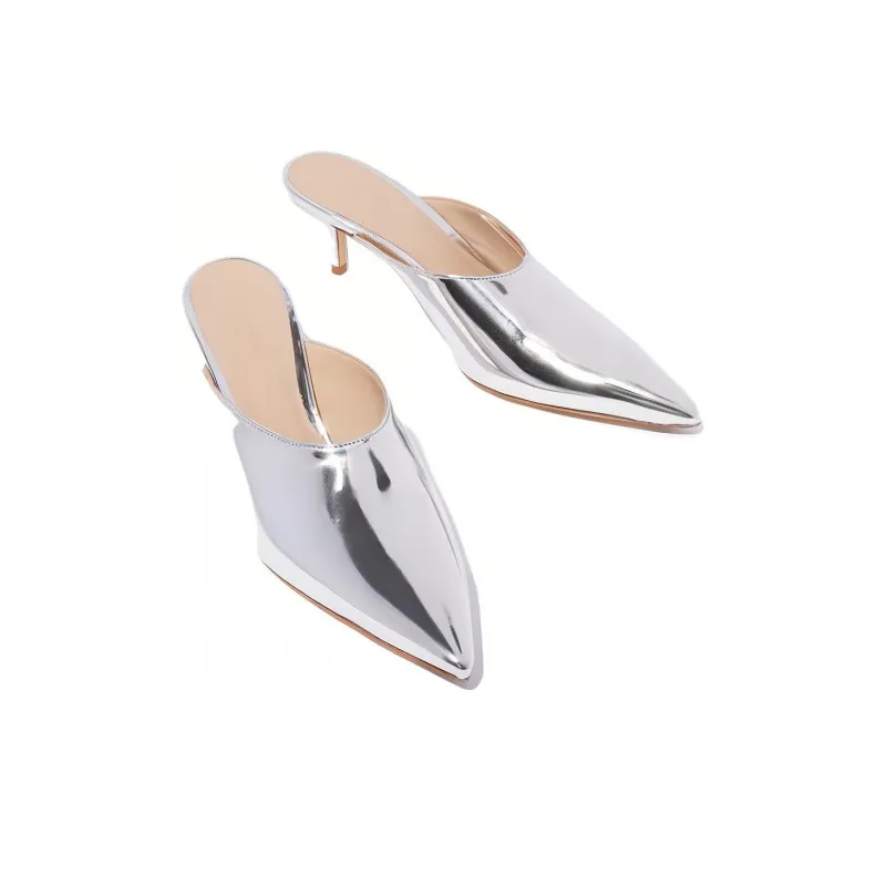 SCAROSSO Laura 60mm Patent Mules Women's-2