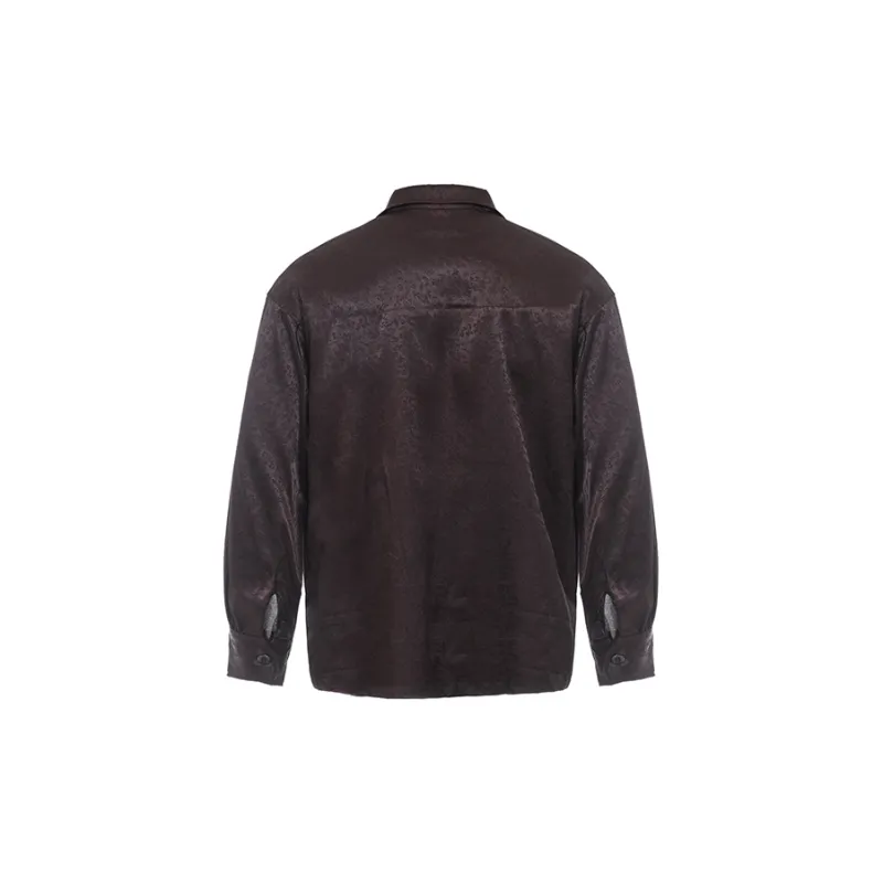 SANSHENGLIUBU Shirt Unisex Coffee-1