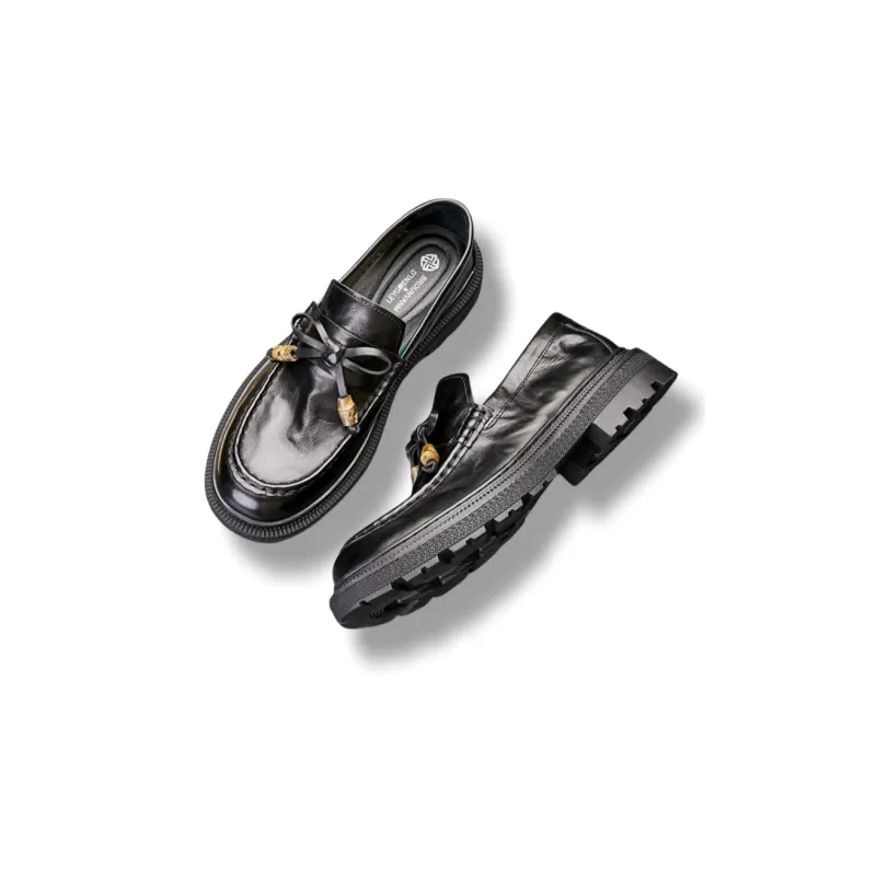 Brounvanm Loafers Men Black-2
