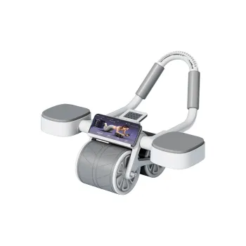 MERACH Elbow Padded Home Abdominal Roller Unisex Gray