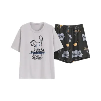 The Story Of The Flower Season Pajama Set Women's Silver