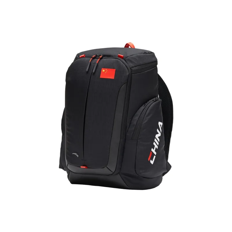 Anta Polyester Backpack Regular Men's Basic Black-1