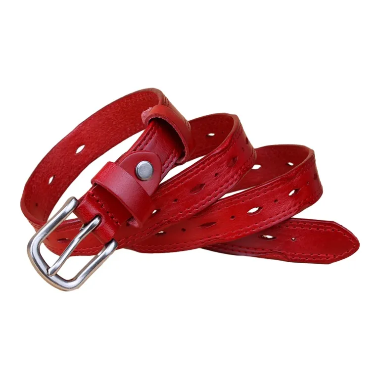 ACUC Top Grain Cow Leather Belts Women's 2.3cm-7