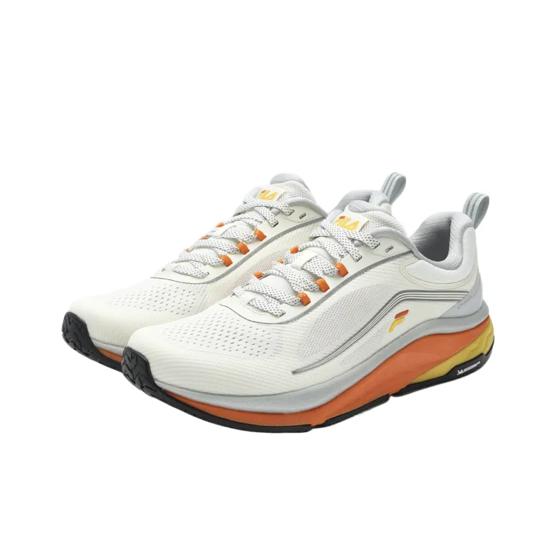 FILA SPD PANTHER 2 Slip Resistant Breathable Low Top Casual Running Shoes Men's Cream White-2