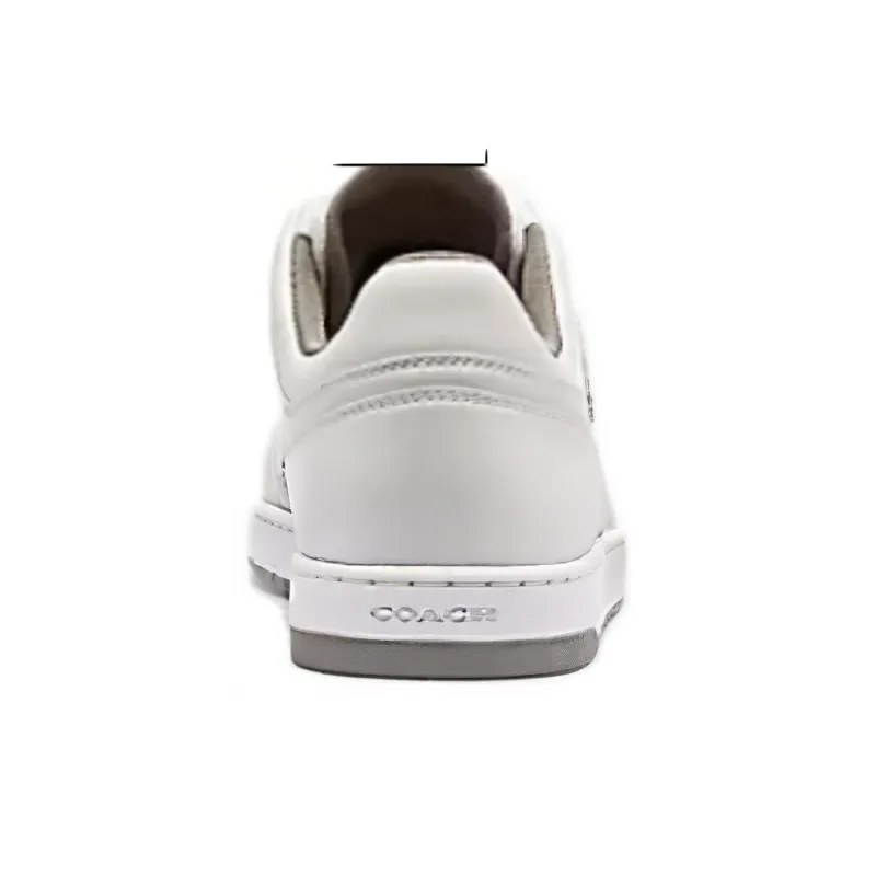 COACH Skateboard Shoes Men's White-4