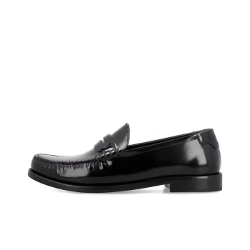 SAINT LAURENT Le Loafer Logo Plaque Slip On Loafers Women's