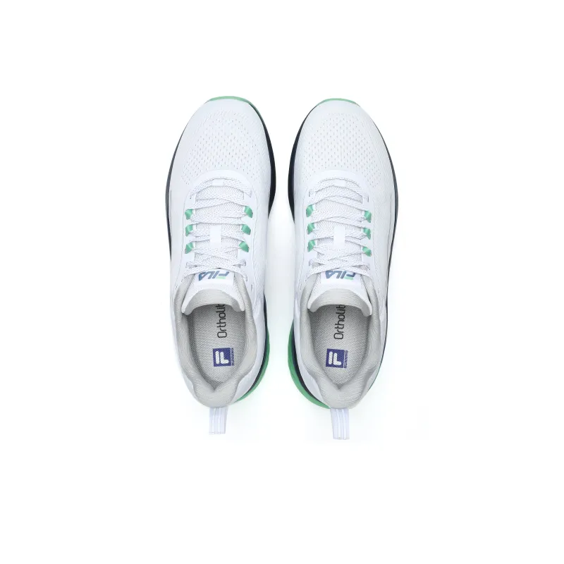 FILA SPDPANTHER2 Cushioned Slip Resistant Rebound Low Top Casual Running Shoes Men's White-3