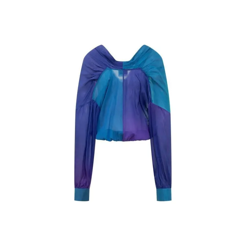 Forte Forte Ombré-effect Silk Blouse-1