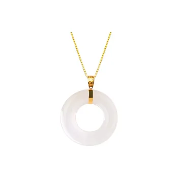 Clear Snow Ice Glutinous Pendants Women's