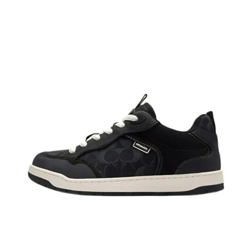 COACH Low Top Skateboard Shoes Men's Black
