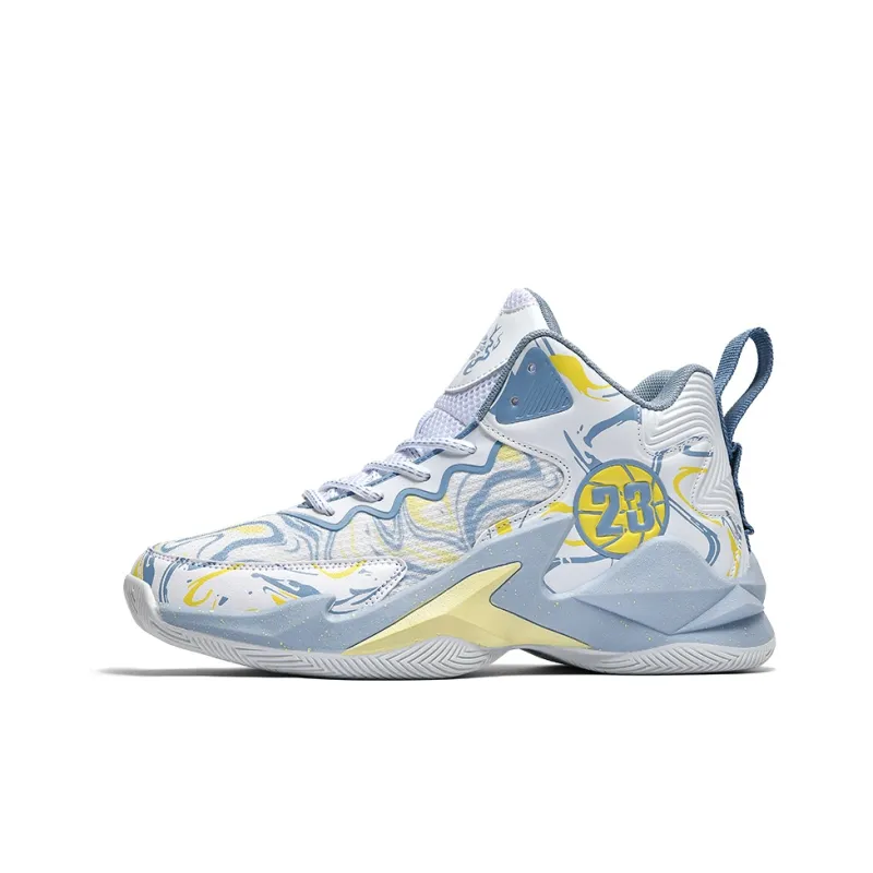 GQWE Slip-Resistant Breathable Mid-Top Basketball Shoes Unisex-3