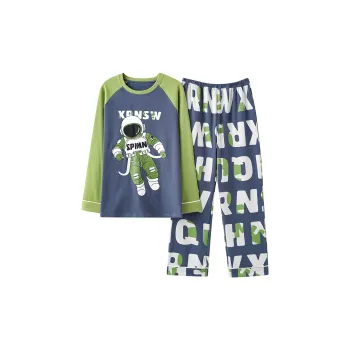 CHUDUAN Pajama Set Men's Peacock Green